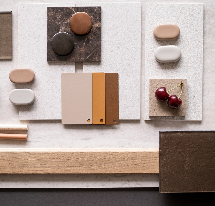 Moodboard prodotti Ottoboni per arredo bagno e pavimenti